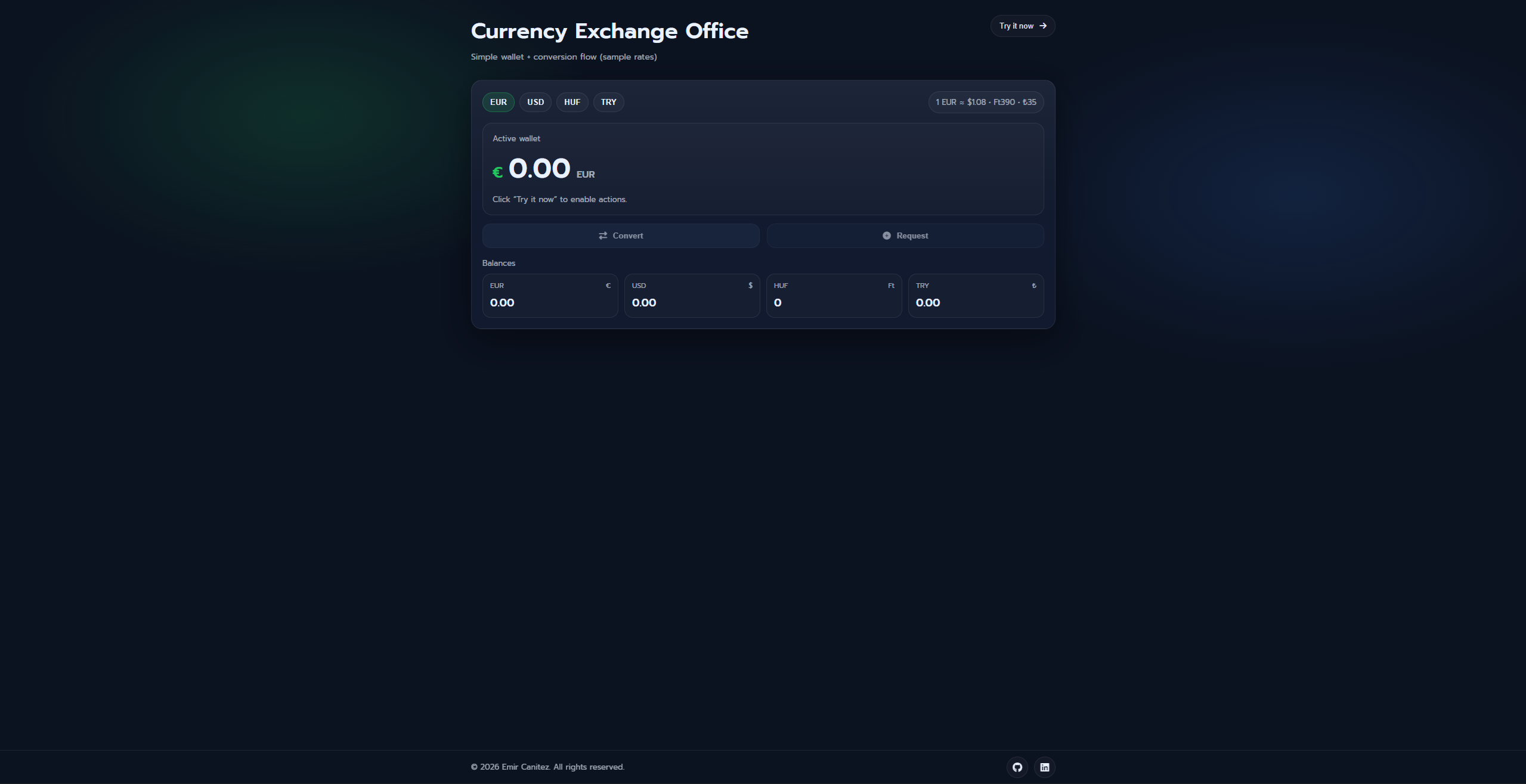 Currency Exchange Office screenshot