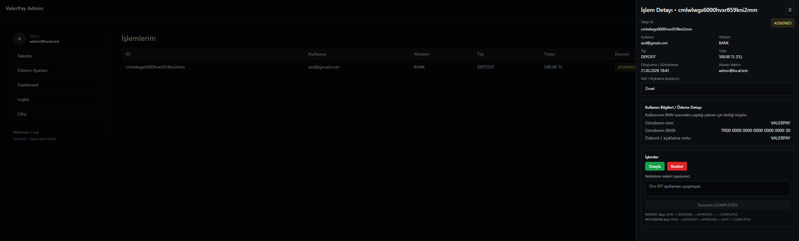 Secure Auth & Admin Panel Demo screenshot 1