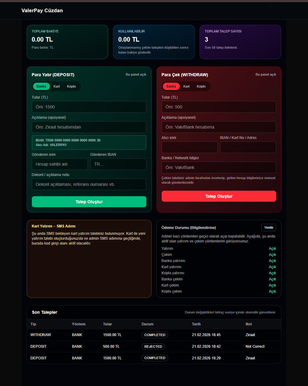 Secure Auth & Admin Panel Demo screenshot 3
